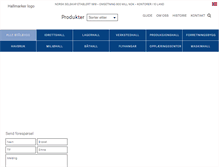 Tablet Screenshot of hallmaker.no