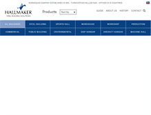 Tablet Screenshot of hallmaker.com